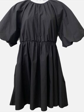 ASOS, poplin t-shirt smock mini dress with large sleeves